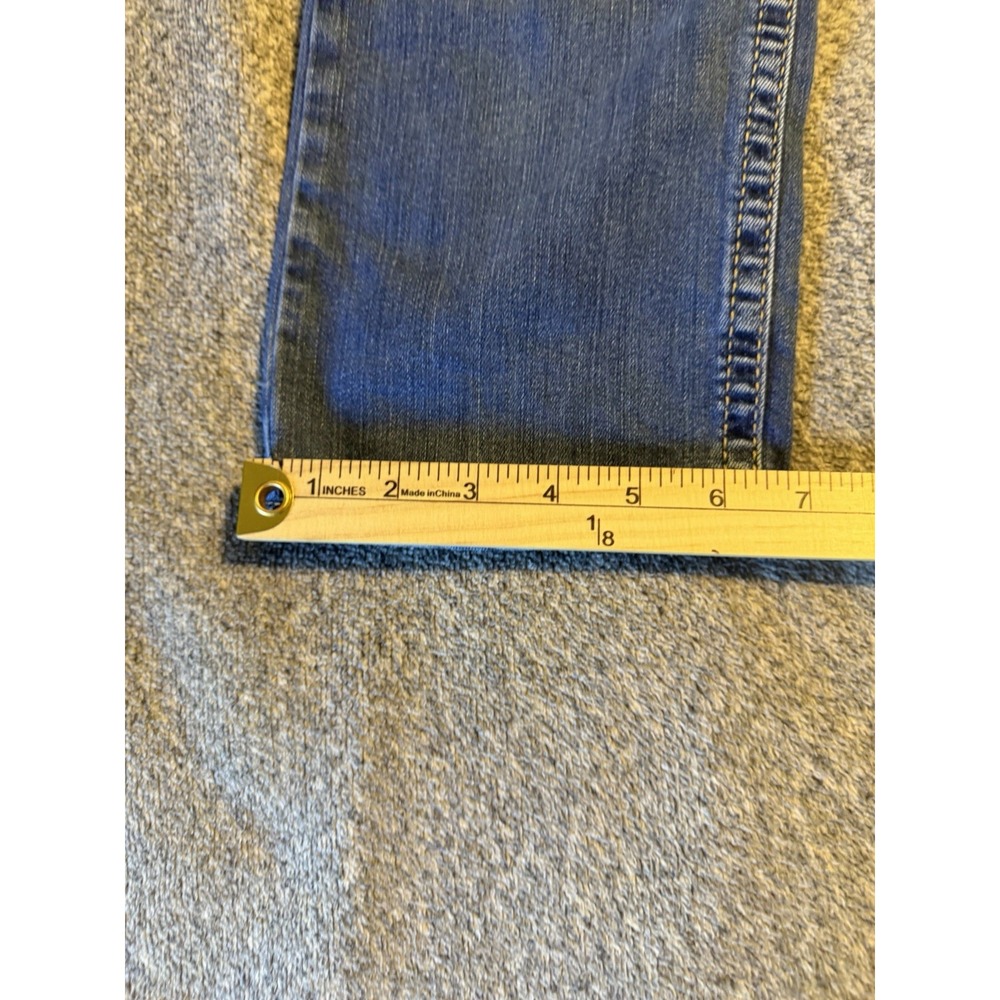 Silver Jeans Suki Capri Mid 31" x 22.5" blue denim stretch regular embroidery - Picture 5 of 15